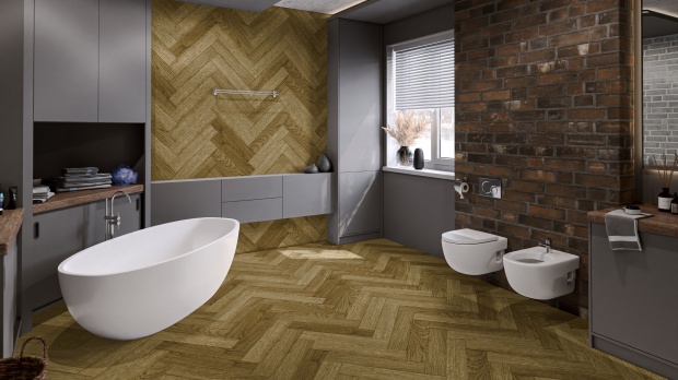 Кварц-виниловая плитка Damy Floor London LVT Шеффилд 190902EL-07-LVT