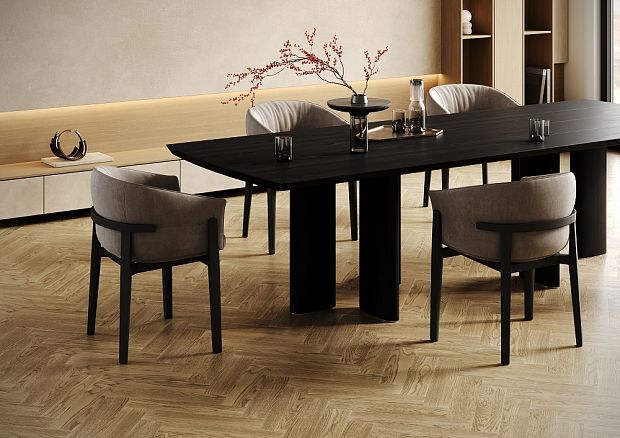 Паркетная доска Quartz Parquet Штучный паркет Дуб Карельский 44-419
