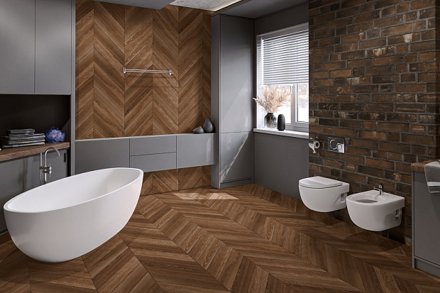 SPC-ламинат Damy Floor Chevron DF07-Ch Шайо