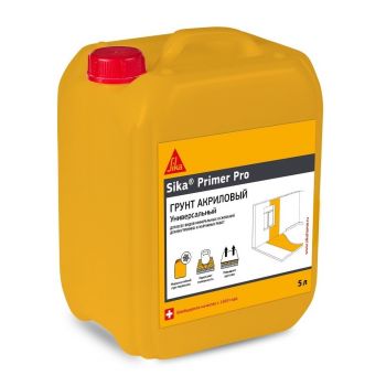 ГРУНТОВКА АКРИЛОВАЯ SIKA PRIMER PRO (5 л)