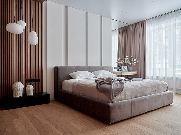 Паркетная доска Quartz Parquet Классик 7 Дуб Кедровый Латте 1258-59