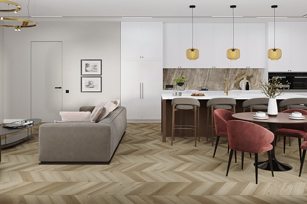 SPC-ламинат Damy Floor Chevron DF05-Ch Сен-Жермен