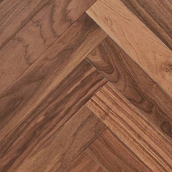 Инженерная доска Wood Bee Английская елка АМЕРИКАНСКИЙ ОРЕХ SELECT