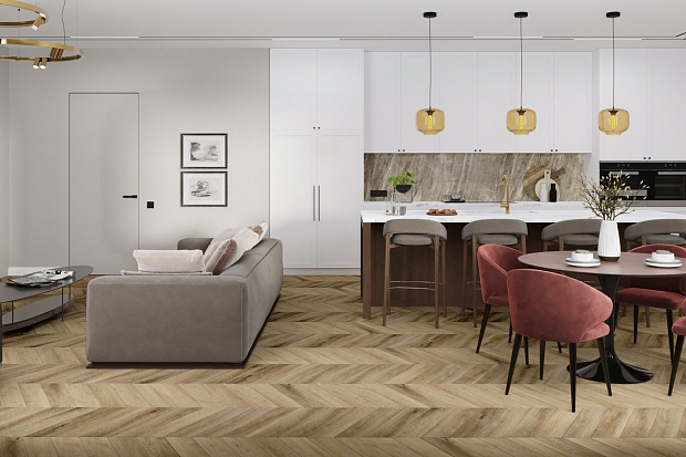 SPC-ламинат Damy Floor Chevron DF06-Ch Амбуаз