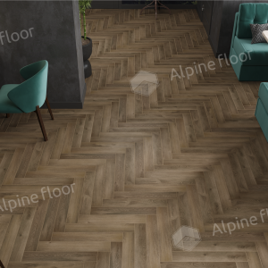 Ламинат Alpine Floor Herringbone 12 Pro Дуб Анжу LF106-11