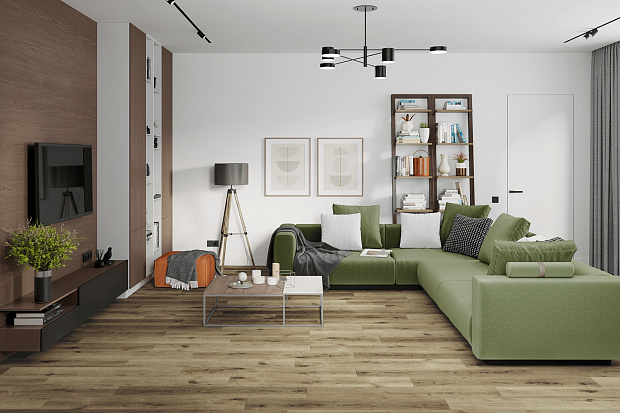 Кварц-винил Damy Floor Family LVT T7020-4-LVT Дуб Провинциальный