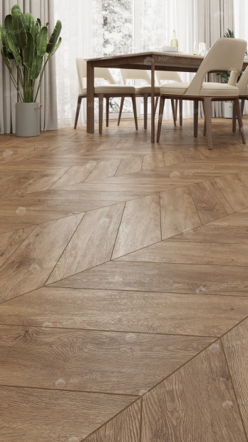 Клеевой кварц-винил Alpine Floor Chevron LVT Гевуина ECO 20-10