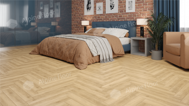 Ламинат Alpine Floor Herringbone 8 Дуб Шампань LF102-05