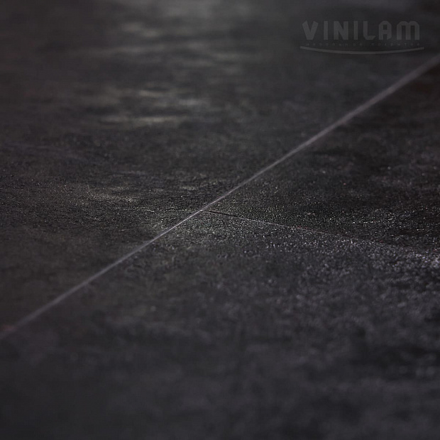 Vinilam Ceramo Stone 61607 (Сланцевый Черный)