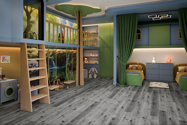 SPC-ламинат Damy Floor Family T7020-23 Дуб Сильвер