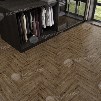 Ламинат Alpine Floor Herringbone 8 Дуб Бордо LF102-10