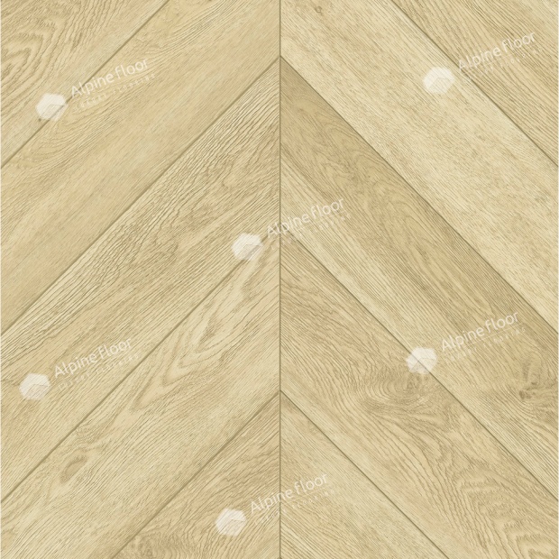 Клеевой кварц-винил Alpine Floor Chevron LVT Дуб Ваниль Селект ECO 20-2