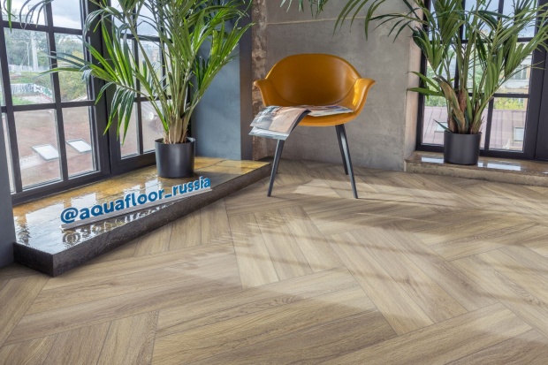 Кварц виниловый ламинат Aquafloor Space Parquet Light AF4505PQL