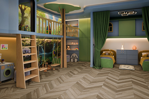 Кварц-винил Damy Floor Chevron LVT DF05-Ch-LVT Сен-Жермен