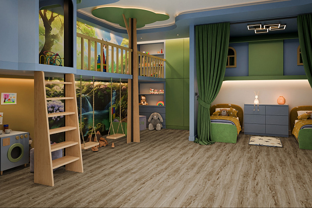 SPC-ламинат Damy Floor Family 248-8 Дуб Имбирный