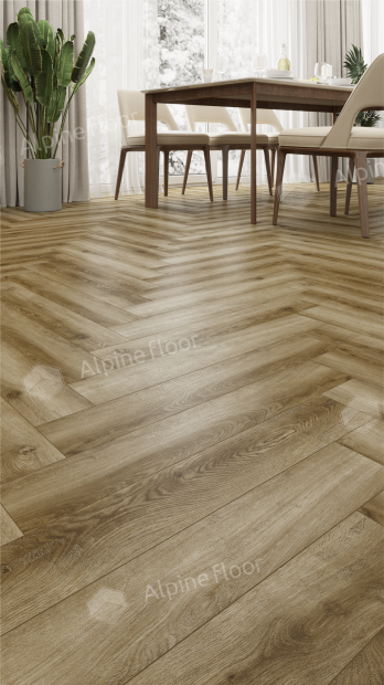 Ламинат Alpine Floor Herringbone 12 Pro Дуб Марсель LF106-09