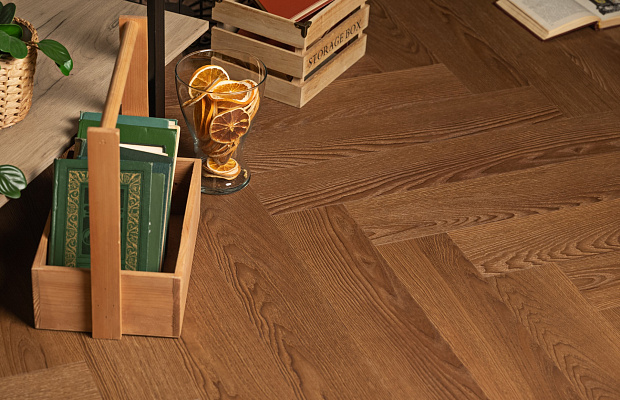 Vinilam Parquet Herringbone Glue GD11200  (Паркет Винсент)