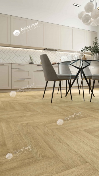 SPC ламинат Alpine Floor Parquet Premium ABA Дуб Ваниль Селект ECO 19-3