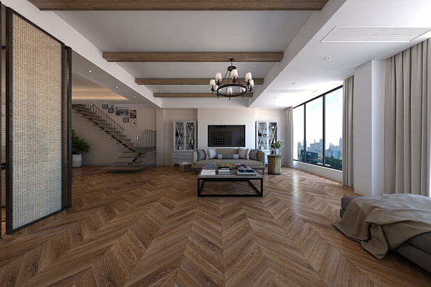 SPC-ламинат Damy Floor Chevron DF07-Ch Шайо