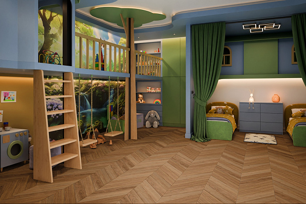 SPC-ламинат Damy Floor Chevron DF09-Ch Монсоро
