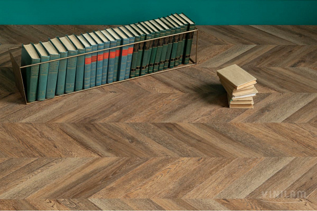 Vinilam Parquet Chevron RI153610CL4  (Шеврон Нормандия)
