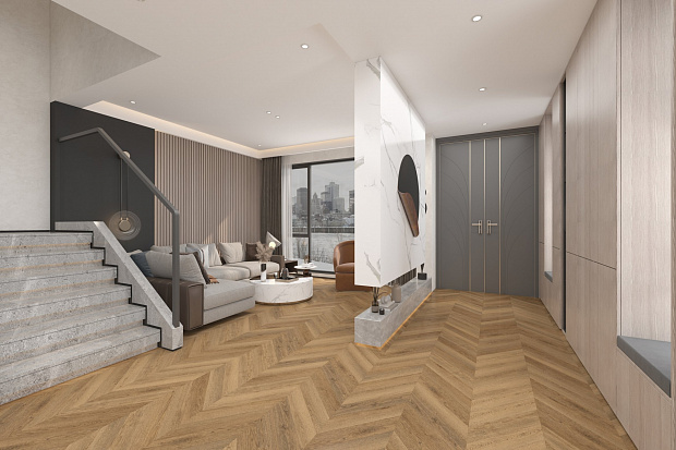 SPC-ламинат Damy Floor Chevron DF10-Ch Сен-Клу