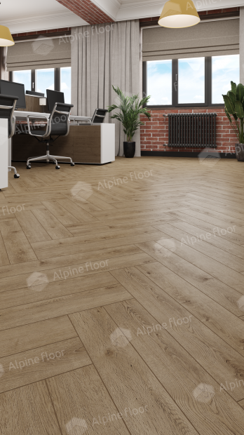 Ламинат Alpine Floor Herringbone 8 Дуб Прованс LF102-07