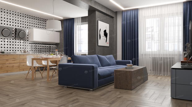 Кварцвиниловая плитка Alpine Floor PARQUET LIGHT (ЕСО 13-15, Дуб Исида)