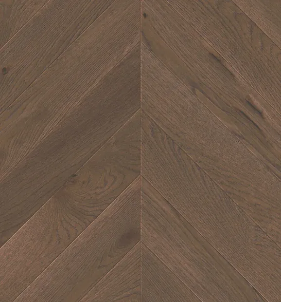 Инженерная доска Living Tree Французская елка Дуб Полуночный  Натур