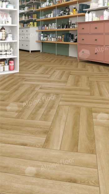 Ламинат Alpine Floor Herringbone 8 Дуб Эльзас LF102-02