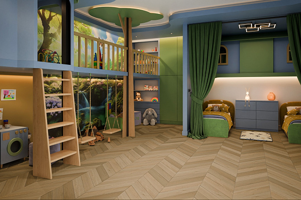 Кварц-винил Damy Floor Chevron LVT DF03-Ch-LVT Тюильри