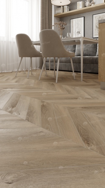 Клеевой кварц-винил Alpine Floor Chevron LVT Дуб Синистра ECO 20-6