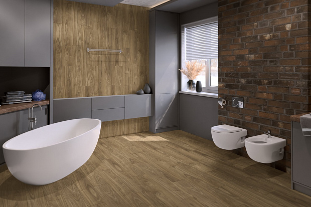 SPC-ламинат Damy Floor Family 0036-2 Орех Европейский
