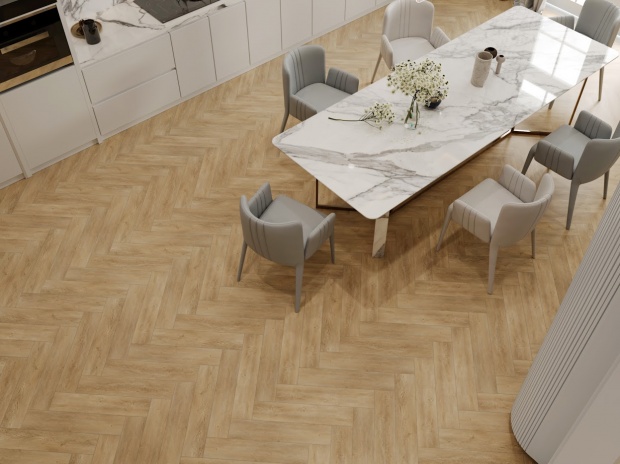 SPC ламинат Evofloor Parquet Дуб Песочный