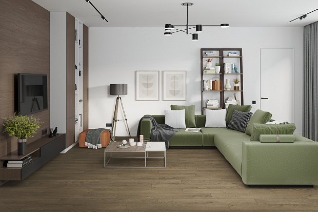 SPC-ламинат Damy Floor Family 0030-6 Дуб Мокко