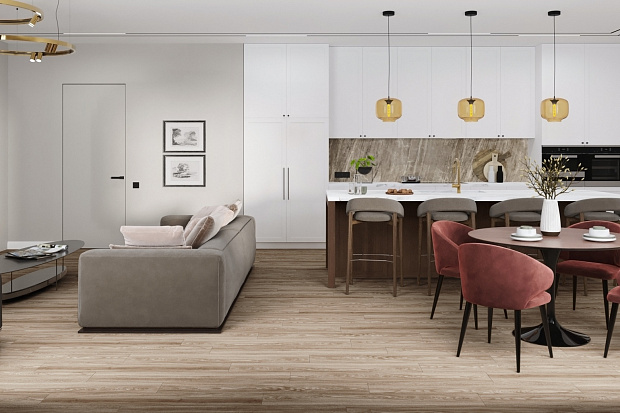 SPC-ламинат Damy Floor Family 001-2 Дуб Селект