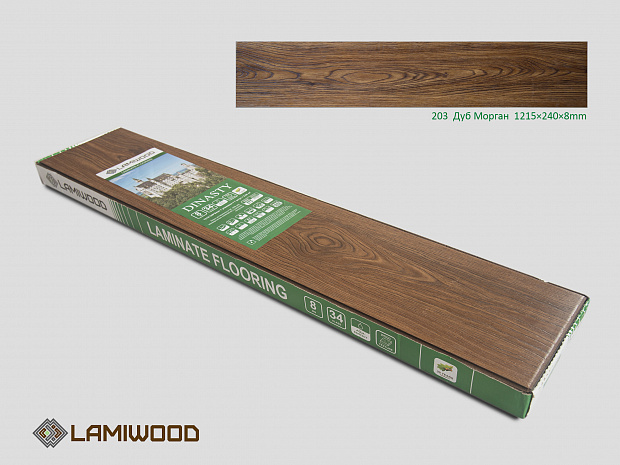 Ламинат Lamiwood Dinasty 203 Дуб Морган