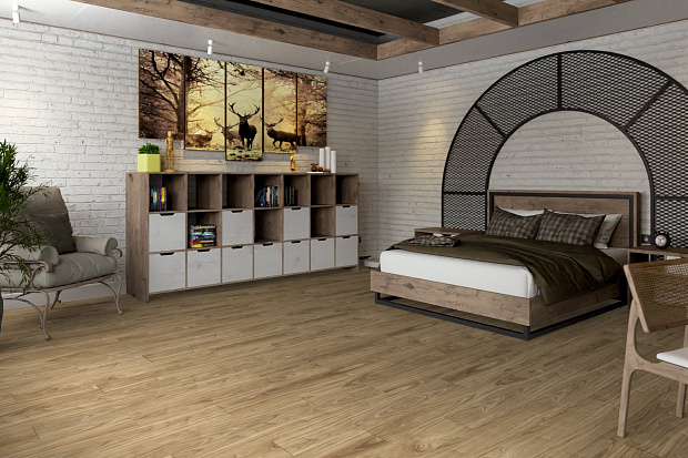 Кварц-винил Damy Floor Family LVT 0036-2-LVT Орех Европейский