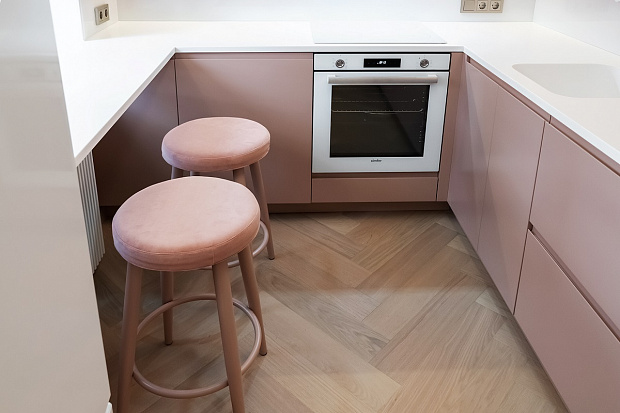 Паркетная доска Quartz Parquet Английская Ёлка Дуб Испанский 33-404