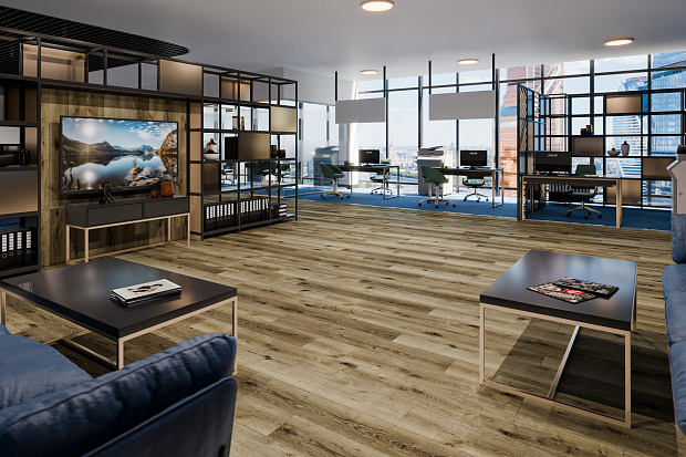 Кварц-винил Damy Floor Family LVT T7020-4-LVT Дуб Провинциальный