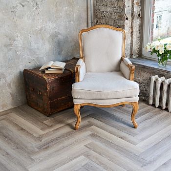 Vinilam Parquet Herringbone IS11122  (Паркет Эрмитаж)