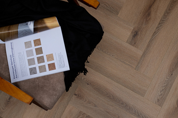 SPC-ламинат Steinholz Herringbone Лустенау STH062H