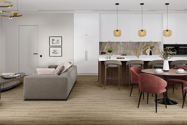 SPC-ламинат Damy Floor Family 248-8 Дуб Имбирный