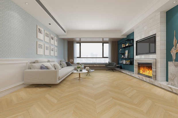 SPC-ламинат Damy Floor Chevron DF03-Ch Тюильри
