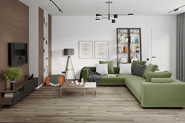 SPC-ламинат Damy Floor Family 1508-1 Дуб Лофт