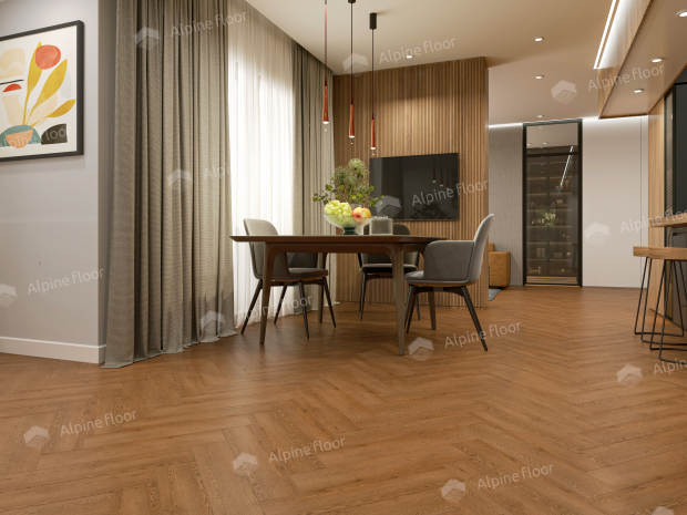 Кварцвиниловая плитка Alpine Floor Parquet Light Дуб Селена ЕСО 13-32