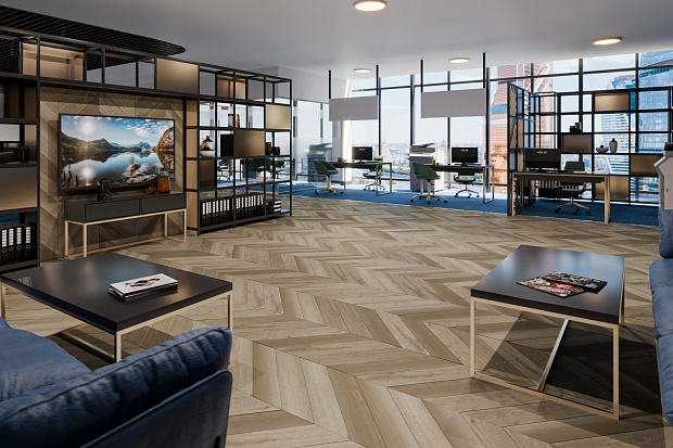 SPC-ламинат Damy Floor Chevron DF05-Ch Сен-Жермен