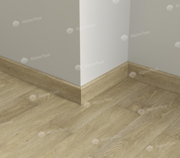 Кварцевый плинтус Alpine Floor Parquet Light Дуб Ваниль Селект SK 13-3