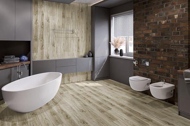 SPC-ламинат Damy Floor Family SL3739-3 Дуб Белый