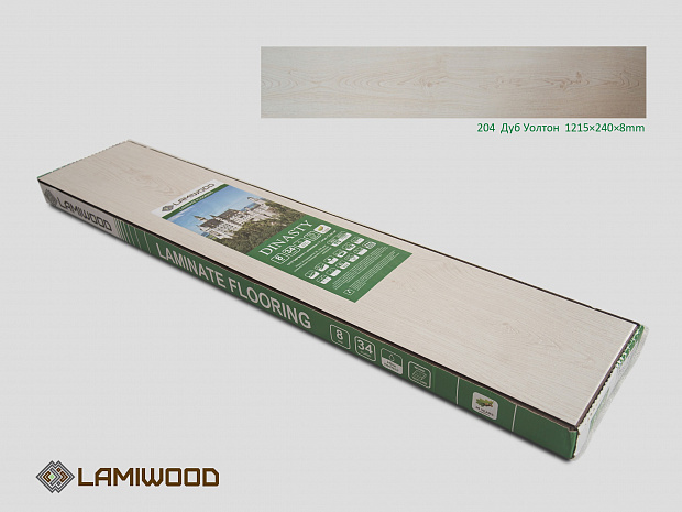 Ламинат Lamiwood Dinasty 204 Дуб Уолтон